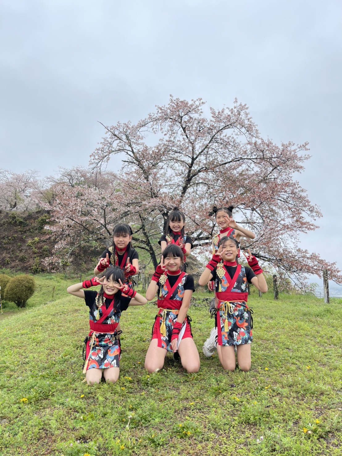 （動画あり）4/4　ゆめラボ　大人＆キッズダンスチーム津山城桜祭りステージ出演しました　